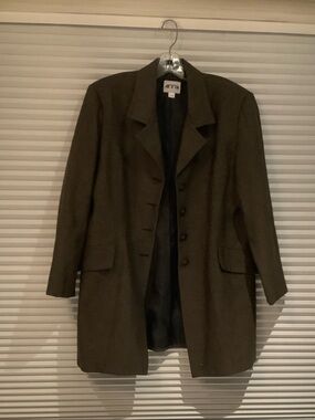 Anna Olive Green Women’s Blazer Jacket